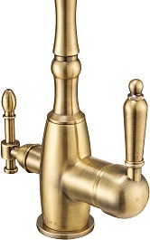 Milacio Смеситель для кухни Castellon Ceramic MC.515.BR бронза – фотография-3