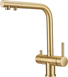 Milacio Смеситель для кухни Ultra MCU.559.GD золото брашированное – фотография-2