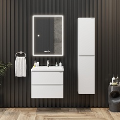 Onika Мебель для ванной Эвада 60 подвесная белая – фотография-2