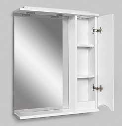 Am.Pm Зеркало-шкаф Like 65 R, белый глянец – фотография-5