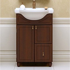 Opadiris Тумба под раковину Клио 50 орех антикварный	 – фотография-1