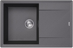 Florentina Мойка кухонная Тоскана 780 черная – фотография-1