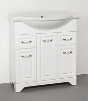 Style Line Тумба для умывальника Олеандр-2 75 белая