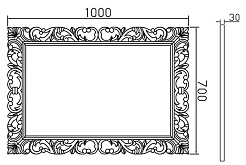Demax Зеркало "Сорбонна 100" – фотография-3