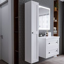 Бриклаер Пенал Хелена 30 рамочный подвесной белый – фотография-1