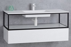 Cezares Тумба и каркас с раковиной Cadro 120 Bianco