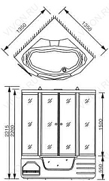 Appollo Душевой бокс A-0819 – фотография-3