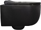 Allen Brau Унитаз подвесной Priority 4.31002.31 чёрный матовый с крышкой 4.31004.31 – фотография-38