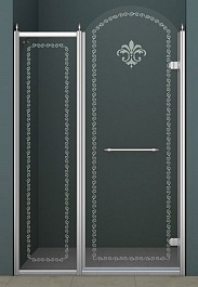 Cezares Душевая дверь в нишу RETRO-A-B-11-120-CP-Cr-R – фотография-1