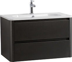 Cezares Тумба под раковину Relax 80 подвесная оружейная сталь – фотография-2