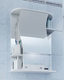 СанТа Зеркальный шкаф Лира 55  – фотография-3