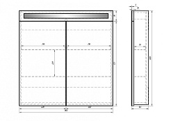 Dreja Мебель для ванны Q 80 подвесная – фотография-3
