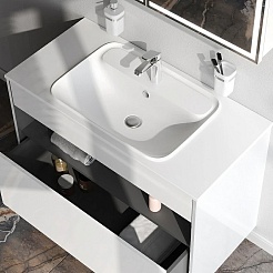 Am.Pm Мебельная раковина Func 100 белая матовая – фотография-4