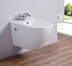 Esbano Биде подвесное Lirio белое – фотография-3