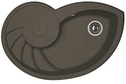 Florentina Мойка гранитная Наутилус антрацит – фотография-1