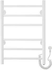Domoterm Полотенцесушитель электрический Аврора DMT 109-6 40x60 БЕЛ EK R белый – фотография-1