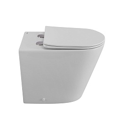 BelBagno Унитаз приставной напольный Flay-r BB1003CBR/SC – фотография-3