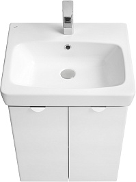 Акватон Тумба с раковиной Скай Pro 55 белая – фотография-3