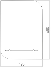 Mixline Зеркало Стиль Каприз-Люкс 49 – фотография-2