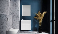 Jorno Тумба с раковиной Folk 65 белая – фотография-7