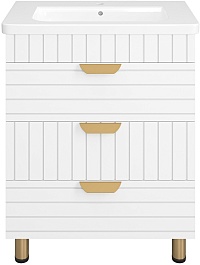 Brevita Тумба под раковину Gloster 70 белая – фотография-1