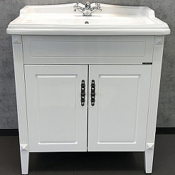 Comforty Тумба с раковиной Палермо 80 белая – фотография-1