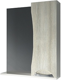 Какса-а Зеркальный шкаф "Каприз 65" R дуб – фотография-1