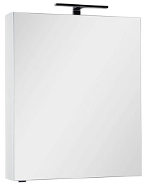 Aquanet Зеркальный шкаф "Алвита 70" белый – фотография-1