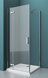 BelBagno Душевой уголок Kraft 100/90 KRAFT-AH-12-100/90-C-Cr-L стекло прозрачное – фотография-1