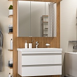 Misty Мебель для ванной Ингрид 90 подвесная белая