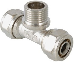 Valtec VTm.333.N.160416 Тройник TM 16х1/2" (431596) – фотография-1