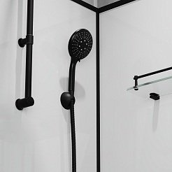 Niagara Душевая кабина Standart 100x100 L черная – фотография-8