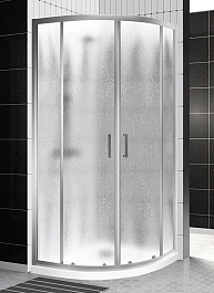 BelBagno Душевой уголок Uno 90/90 UNO-195-R-2-90-CH-CR стекло рифленое – фотография-1