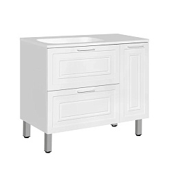 Style Line Мебель для ванной Альба 90 L напольная – фотография-6