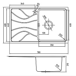 Iddis Мойка из нержавеющей стали Reeva REE78SRi77 шелк – фотография-2