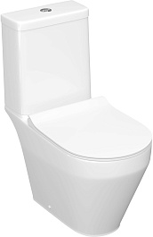 Керамин Унитаз-компакт Бари R двухрежимный с сиденьем дюропласт Микролифт – фотография-1