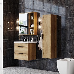 Onika Мебель для ванной Легран 60.13 (Como) подвесная дуб галифакс – фотография-12