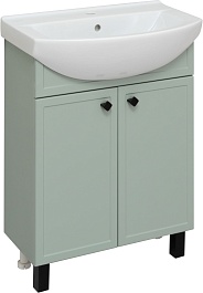 Runo Мебель для ванной Римини 65 мята матовая – фотография-5