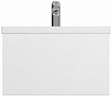 Am.Pm Тумба с раковиной Gem 75 белый глянец, с 1 ящиком