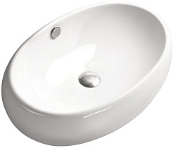 SantiLine Раковина накладная 60 SL-1036 белая – фотография-1