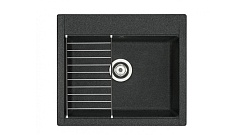 Акватон Кухонная мойка Делия 60 графит – фотография-2