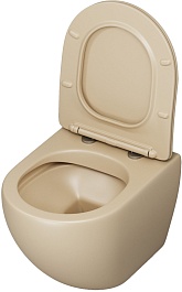 Grossman Унитаз подвесной Color GR-4455BEMS бежевый матовый – фотография-3