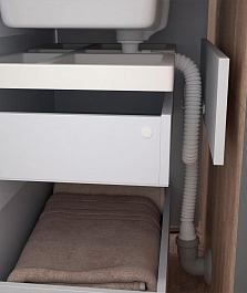 Vigo Тумба с раковиной Grani 600-0-2 белая – фотография-6