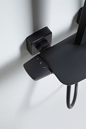 Allen Brau Душевая стойка Infinity 5.21030-31 черный матовый – фотография-6