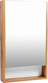 Viant Мебель для ванной Мальта 50 подвесная белая/дуб вотан – фотография-9