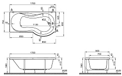 Vitra Акриловая ванна "Delphi L" 50430001000 – фотография-4