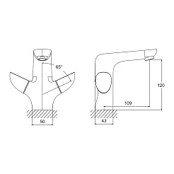 Iddis Смеситель для раковины PERSEY PERSB00i01 – фотография-7