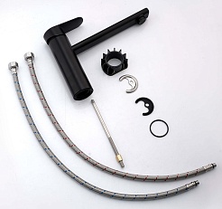 Aquatek Смеситель для кухни Ника AQ1880MB черный матовый – фотография-3