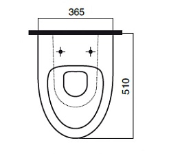 Am.Pm Крышка-сиденье Bliss L C537852WH с микролифтом – фотография-3
