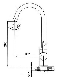 Iddis Смеситель Kitchen K02SB00I05 для кухонной мойки – фотография-2